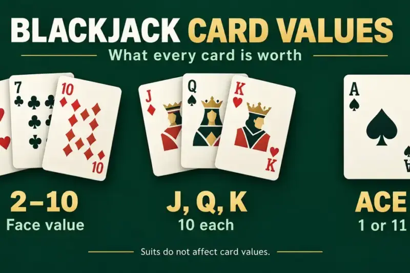 Blackjack Card Values: What Every Card Is Worth